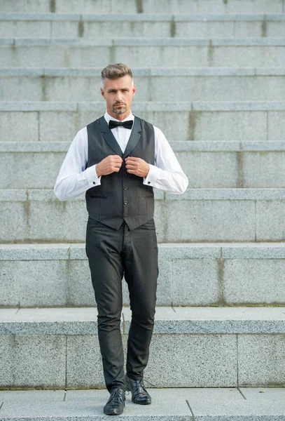 Man Formalwear Formal Fashion Man Elegant Man Wear Formal Suit — стоковое фото