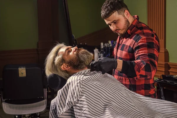 Barber Είναι Απαραίτητη Πηγή Για Στυλ Σας Ξύρισμα Ξυράφι Μαλλιά — Φωτογραφία Αρχείου