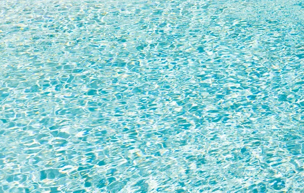 Turquoise Color Background Swimming Pool Water Ripples Summer Paradise — Foto Stock