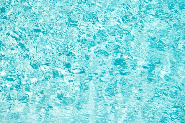 turquoise color backdrop of swimming pool water with ripples. concept of summer.