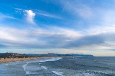 seascape with seacoast summer nature in oregon.