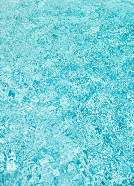 Turquoise Color Background Swimming Pool Water Ripples Mediterranean — Foto de Stock