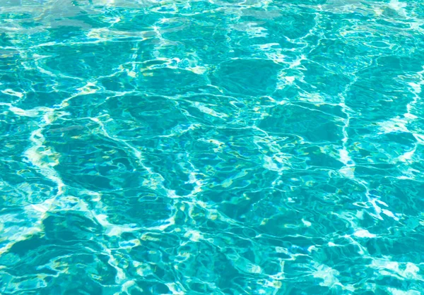 Fundo Cor Azul Água Piscina Com Ondulações Malibu — Fotografia de Stock