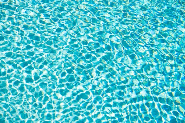 Fond Couleur Bleue Eau Piscine Avec Des Ondulations Concept Été — Photo