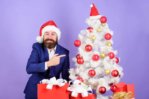 Conceito Tradição Uma Rotina Dezembro Bela Decoração Decorações Natal Árvore — Fotografia de Stock