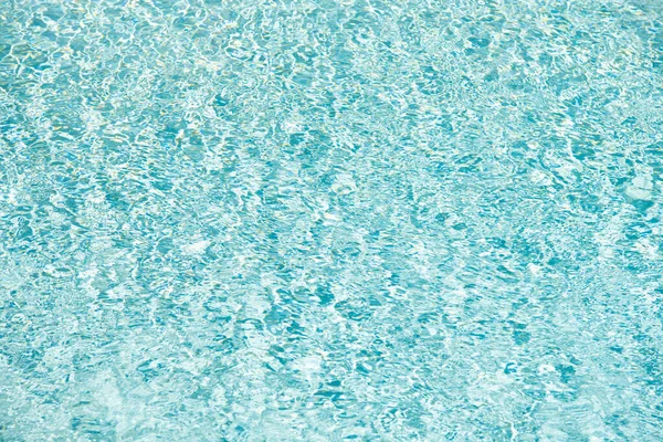 Fundo Cor Azul Água Piscina Com Ondulações Conceito Verão — Fotografia de Stock