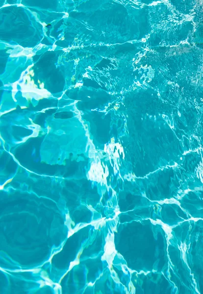 Türkisfarbener Hintergrund Des Schwimmbadwassers Mit Wellen Bermudas — Stockfoto