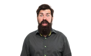 Şaşırmış görünüyorsun. Beyazların izole olmasına şaşırdım. Sakallı adam ağzını açık tut. Şok edici bir haber. Berber dükkanı. Kuaför salonu. Cilt kozmetiği. Saç bakım ürünleri. Berberlik ve tımar..