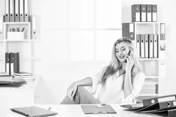 Contact us and think done. modern office life. businesswoman has paper work. confident manager working with documents. sexy woman hold office phone. student prepare to exam. secretary at workplace.