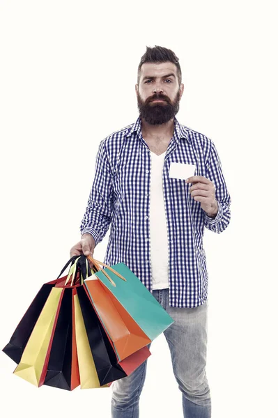 Der Cyber Montag Ist Der Größte Einkaufstag Shopper Mit Papiertüten — Stockfoto