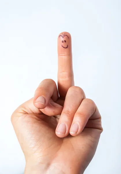 Vulgar gesture — Stock Photo, Image