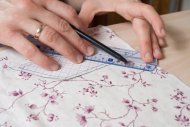 Yorgan imalatı için materyal hazırlama