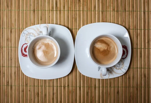 Zwei Kaffee — Stockfoto