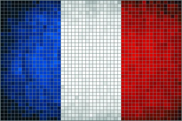 Flagge von Frankreich — Stockvektor