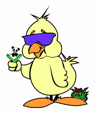 komik ördek yavrusu