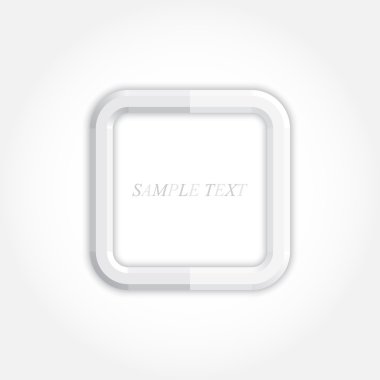 3D arka plan ve kare simgesi tasarım, vektör eps10