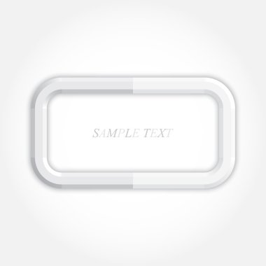 3D arka plan ve dikdörtgen simgesi tasarım, vektör eps10