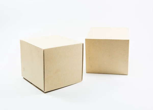 The box isolatrd — Stock Photo, Image