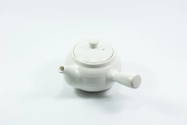 Isolation teapot and glass Stock Picture