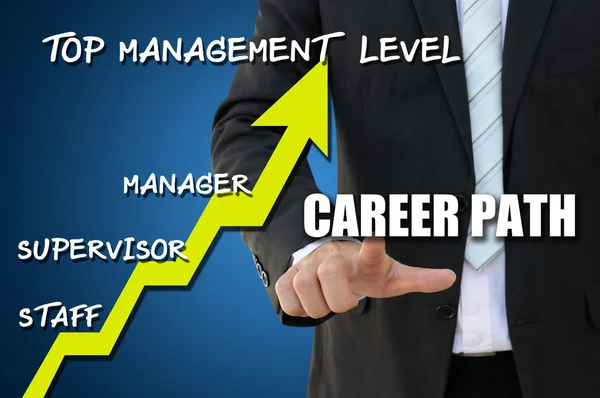 Career path for job development concept — Stock Photo, Image