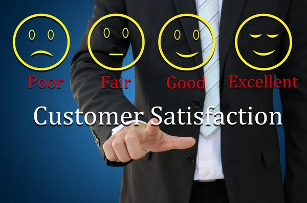 Customer satisfaction concept — Stock Photo, Image