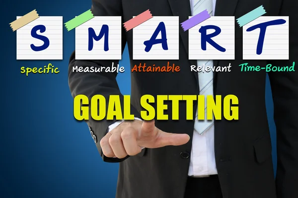 Smart business goal setting concept — Stock Photo, Image