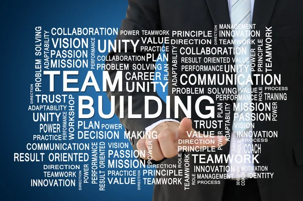 Trabajo en equipo y concepto de team building —  Fotos de Stock