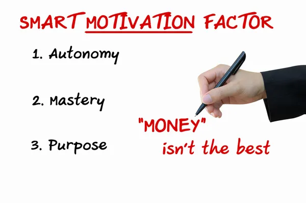 Smart motivation faktor av affärsidé — Stockfoto