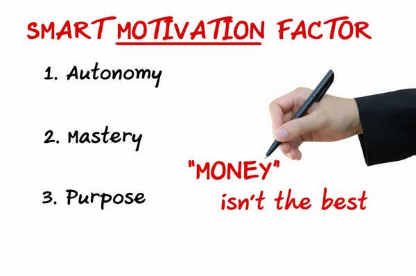 Facteur de motivation intelligent du concept d'entreprise — Photo