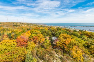 sonbahar renkli sahne