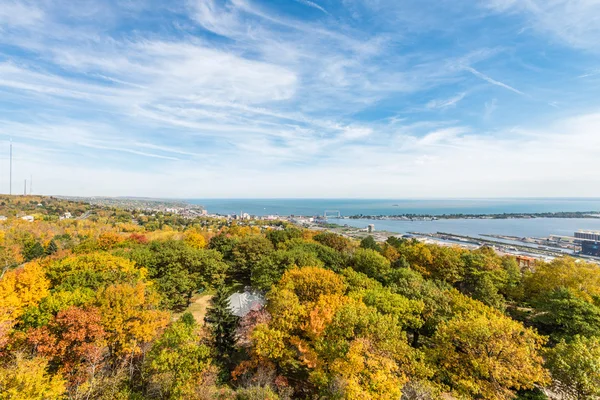 sonbahar renkli sahne