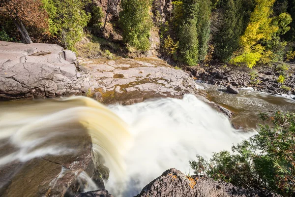 Waterfall down stream — Stock Photo, Image