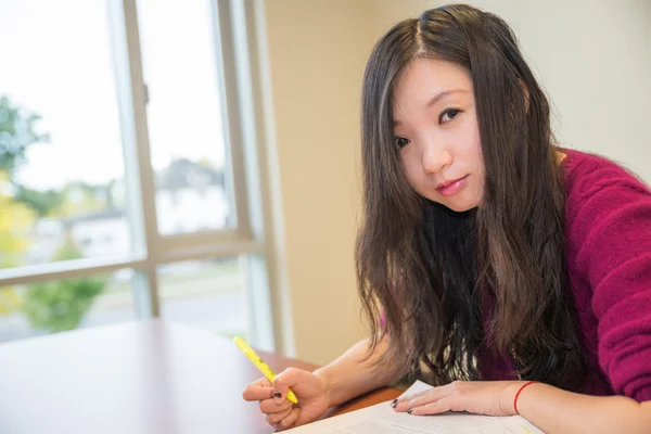 Woman studying — Stock Photo, Image