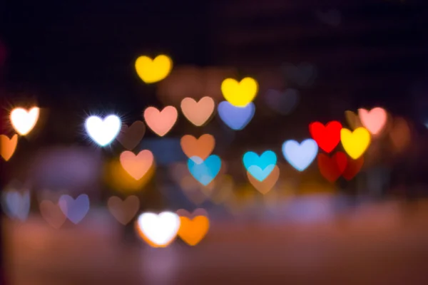 Out of focus area in heart shape — Stock Photo, Image