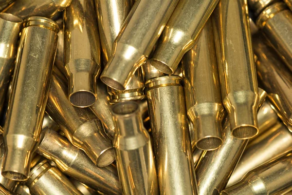 Pile of empty bullet shells — Stock Photo, Image