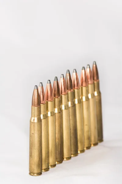 Bullets with white background — Stock Photo, Image