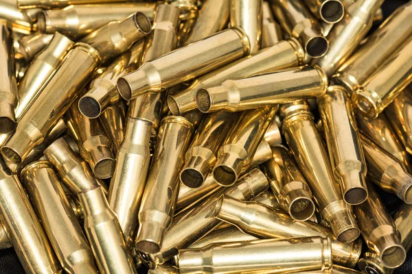 Pile of empty bullet shells — Stock Photo, Image