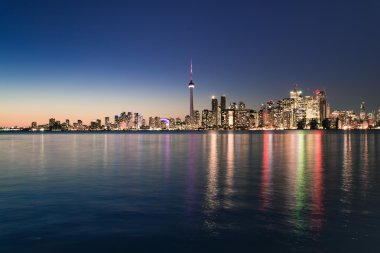 gece sahne şehir toronto