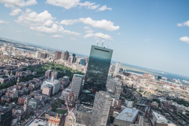 Cityscape downtown görünümünü boston