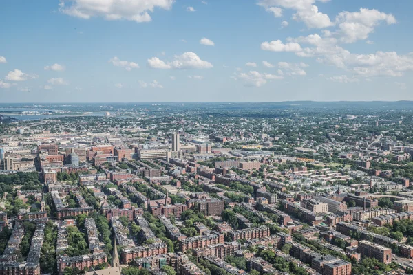 Vista da paisagem urbana do centro de Boston — Fotografia de Stock