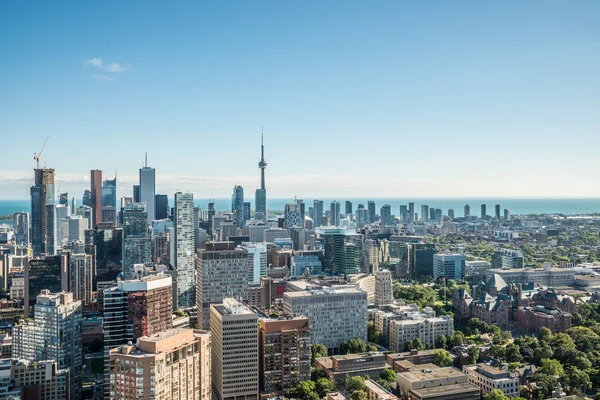 Malerischer Blick auf die Innenstadt von Toronto Stockbild