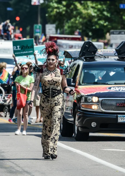 Minneapolis, MN, ЛГБТ Pride Parade 2013 — стоковое фото