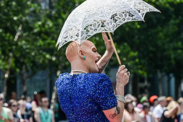 Minneapolis, MN, Desfile del Orgullo LGBT 2013 — Foto de Stock