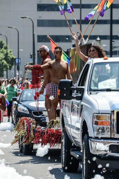 Minneapolis, MN, ЛГБТ Pride Parade 2013 — стоковое фото