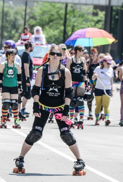 Minneapolis, MN, ЛГБТ Pride Parade 2013 — стоковое фото