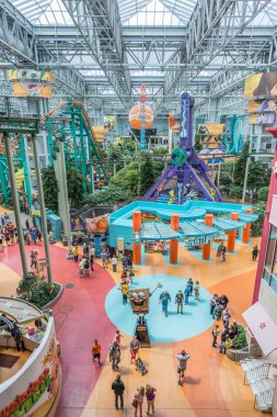 Mall of america bir meşgul gün boyunca