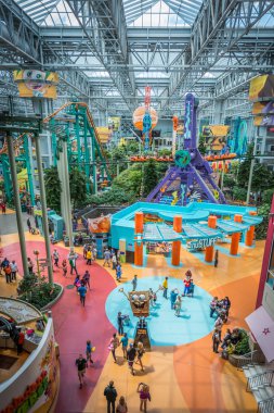 Mall of america bir meşgul gün boyunca