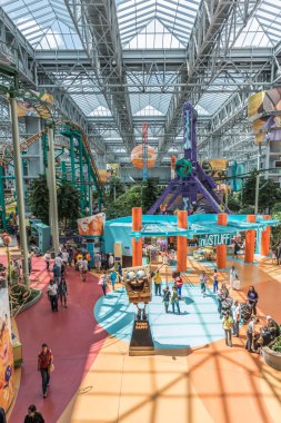 Mall of america bir meşgul gün boyunca