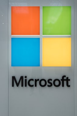 büyük microsoft corporation logo