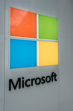 büyük microsoft corporation logo